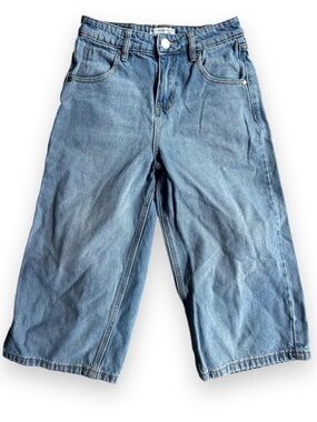Light Blue Denim Long Shorts